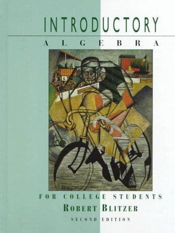 Cover image for Introductory algebra for college students