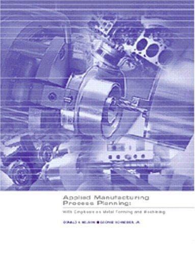Cover image for Applied Manufacturing Process Planning