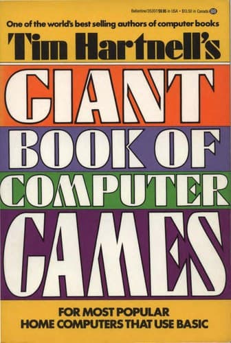 Cover image for Tim Hartnell's giant book of computer games.