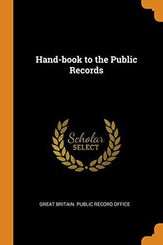Cover image for Hand-Book to the Public Records