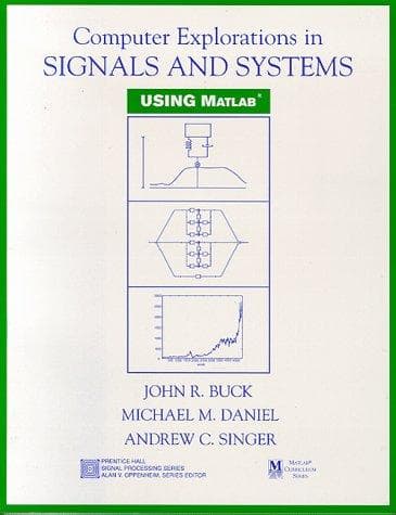 Cover image for Computer explorations in signals and systems using MATLAB