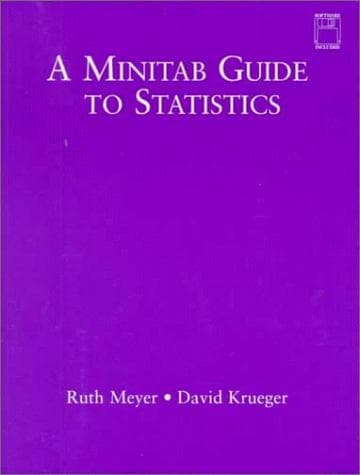 Cover image for Minitab Guide to Statistics, A