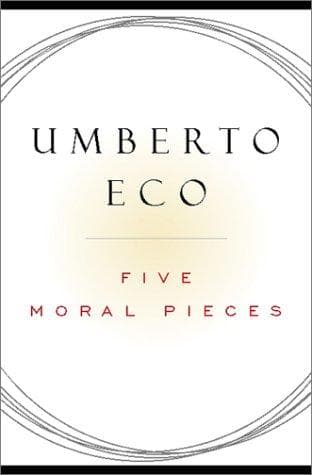 Cover image for Five moral pieces