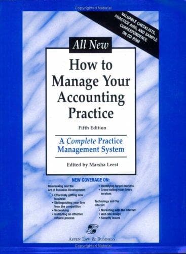 2001 How to Manage Your Accounting Practice