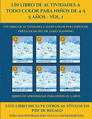 Cover image for Libros de aprendizaje para niños de 5 años