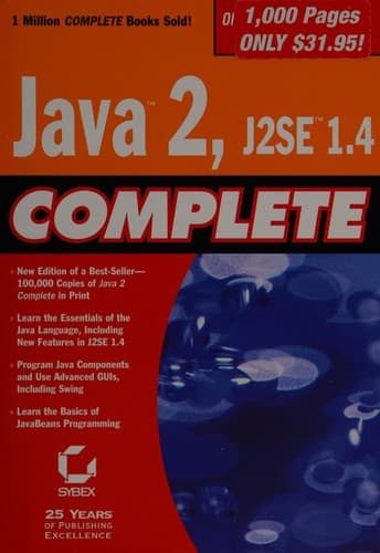 Cover image for Java 2, J2SE 1.4 complete