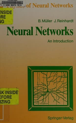 Cover image for Neural networks