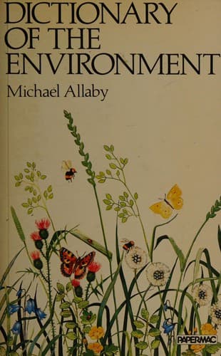 Cover image for A dictionary of the environment