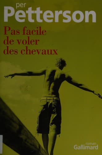 Cover image for Pas facile de voler des chevaux