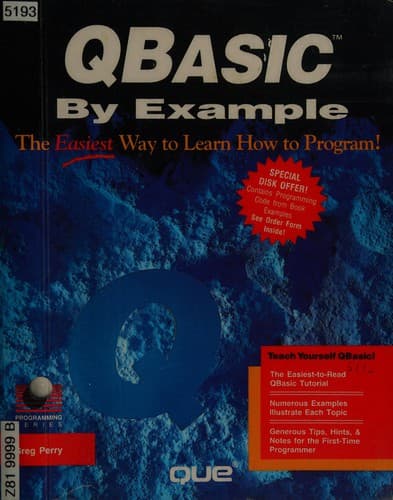 Cover image for QBasic by example