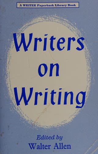 Cover image for Writers on Writing