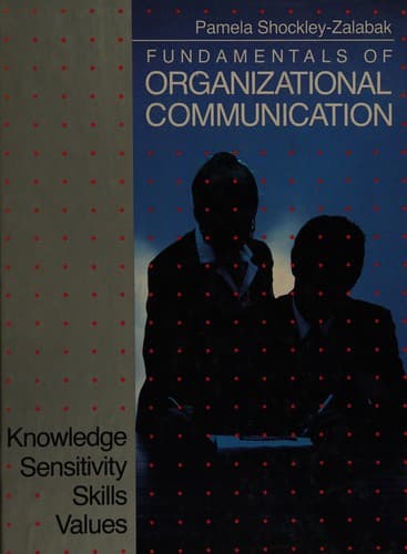 Cover image for Fundamentals of organizational communication