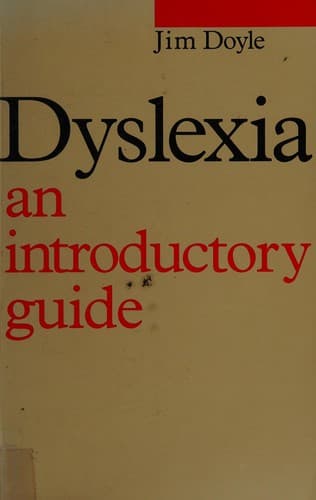 Cover image for Dyslexia