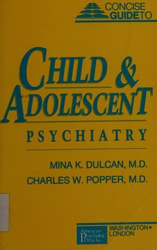Cover image for Concise guide to child and adolescent psychiatry