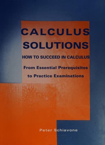 Cover image for Calculus solutions