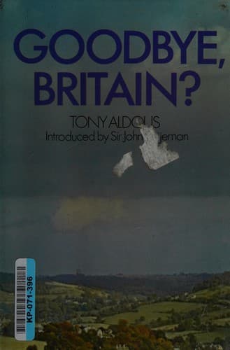 Cover image for Goodbye Britain?