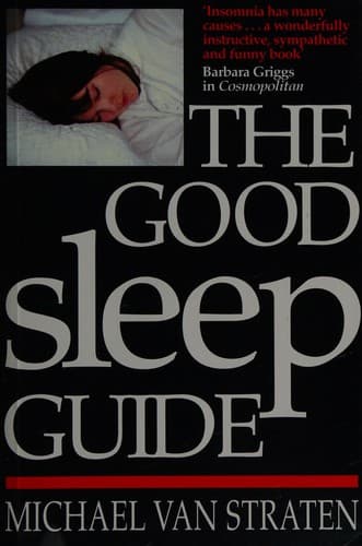 Cover image for The good sleep guide