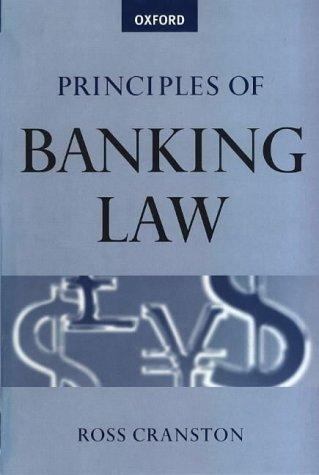 Cover image for Principles of banking law