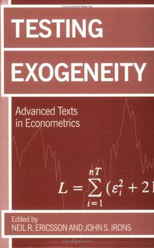 Cover image for Testing exogeneity