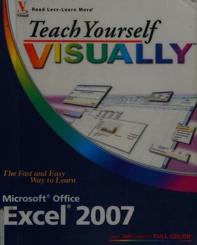 Cover image for Teach yourself visually Excel 2007