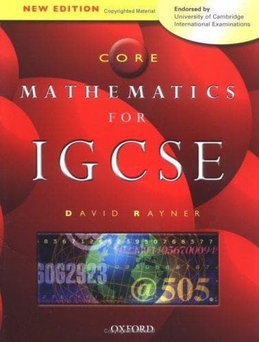 Cover image for Mathematics for IGCSE