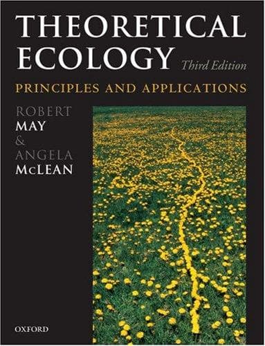 Cover image for Theoretical Ecology