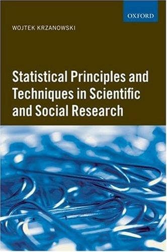 Cover image for Statistical Principles and Techniques in Scientific and Social Research