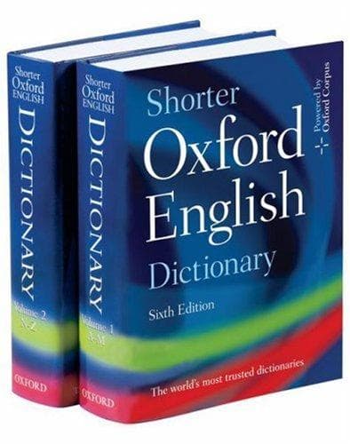 Cover image for Shorter Oxford English Dictionary
