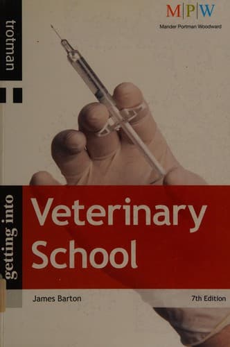 Cover image for Getting into veterinary school