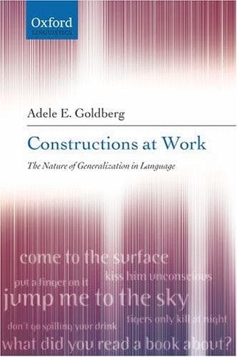 Cover image for Constructions at Work