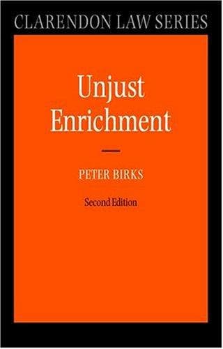 Cover image for Unjust enrichment