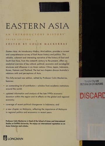 Cover image for Eastern Asia