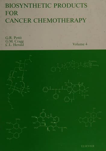 Cover image for Biosynthetic products for cancer chemotherapy