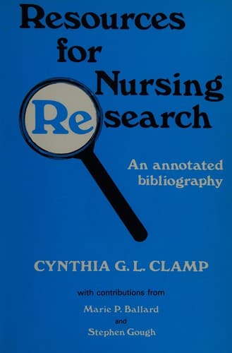 Cover image for Resources for nursing research