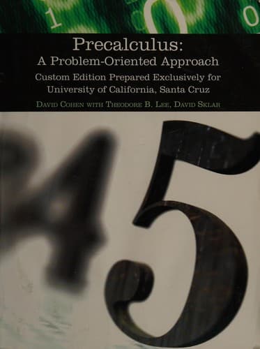 Cover image for Precalculus