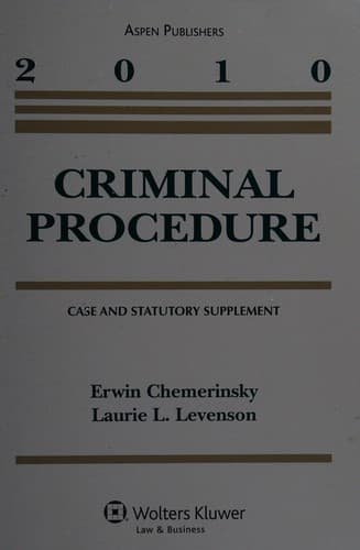 Cover image for Criminal Procedure