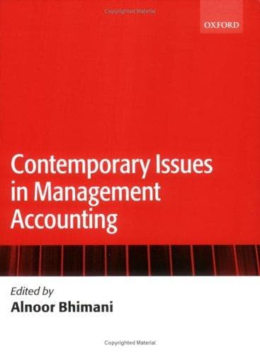 Cover image for Contemporary Issues in Management Accounting