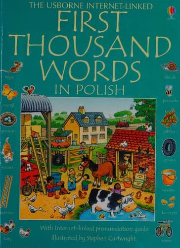 Cover image for The Usborne Internet-linked first thousand words in Polish
