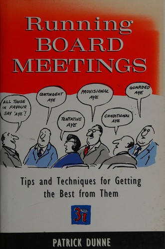 Cover image for Running board meetings