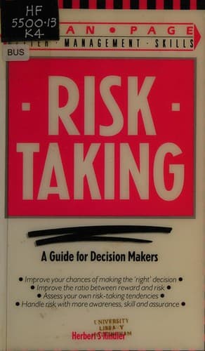 Cover image for Risktaking