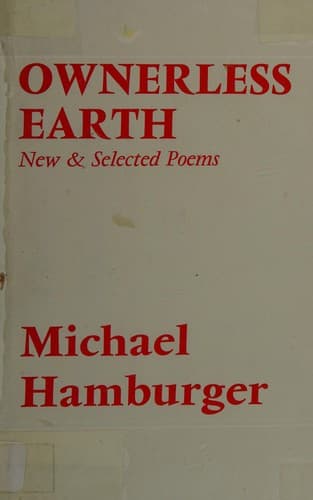 Cover image for Ownerless earth; new & selected poems.