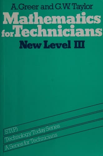 Cover image for Mathematics for technicians