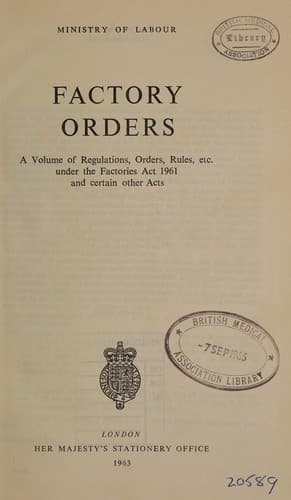 Factory orders