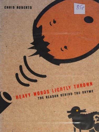 Cover image for Heavy words lightly thrown