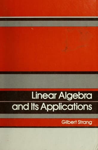Cover image for Linear algebra and its applications