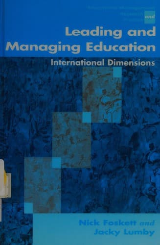 Cover image for Leading and managing education