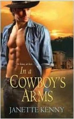 Cover image for In a cowboy's arms