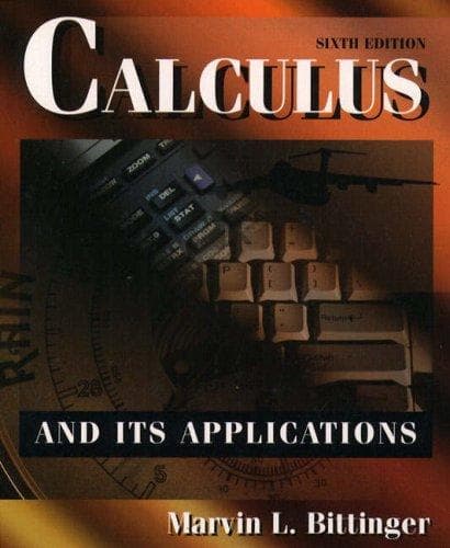 Cover image for Calculus and its Applications