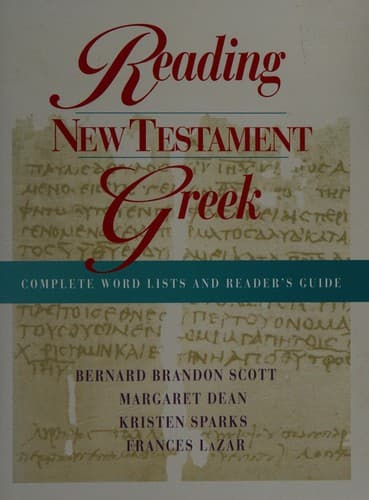 Cover image for Reading New Testament Greek