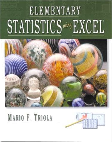 Cover image for Elementary Statistics Using Excel